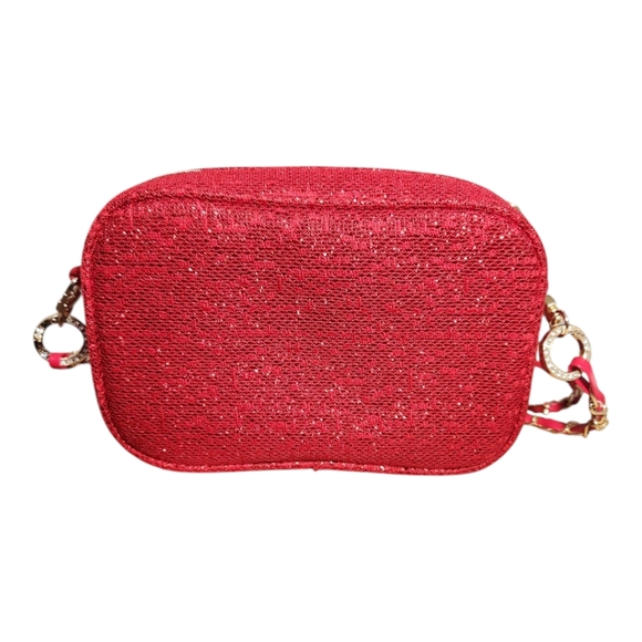 Chanel Red Glitter Crossbody Bag - Picture 7 of 12